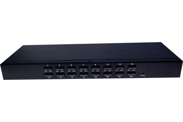 DEXLAN Switch KVM  Rackable 16 Ports VGA/PS2-USB 