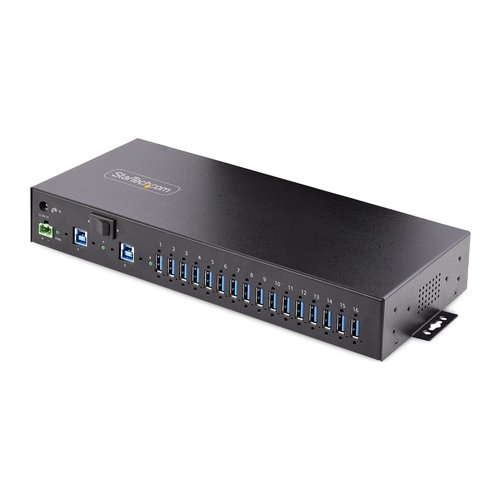 STARTECH 16-Port Industrial USB 3.0 Hub/Switch - disponible 15 jours