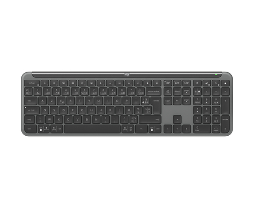 Logitech Signature Slim K950 - Clavier - 100% - full size - sans fil - Bluetooth 5.1 LE - AZERTY - Français - graphite 
