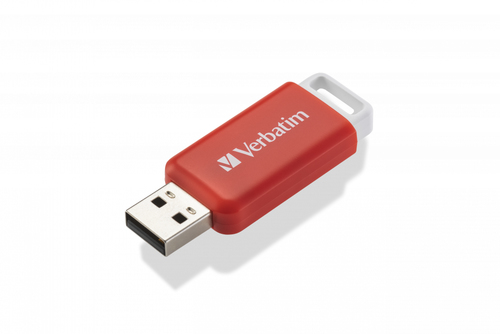 Verbatim DataBar - Clé USB - 16 Go - USB 2.0 - rouge 