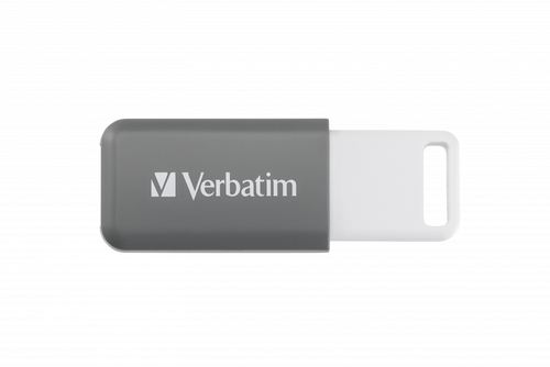 Verbatim DataBar - Clé USB - 128 Go - USB 2.0 - gris 
