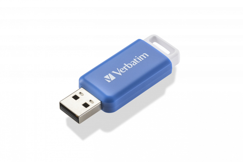 Verbatim DataBar - Clé USB - 64 Go - USB 2.0 - bleu 