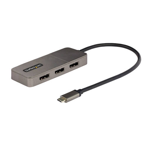 StarTech.com Adaptateur Multi-Moniteur USB-C 3 Ports/Hub USB-C vers 3x DP - Station d'accueil - USB-C / Displayport - 3 x DP 