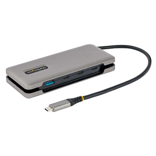 StarTech.com Hub USB-C à 4 Ports - Adaptateur Multiport USB 3.1 10 Gbps - Concentrateur (hub) - 1 x USB 3.2 Gen 2 + 3 x USB-C 3.2 Gen 2 - de bureau 