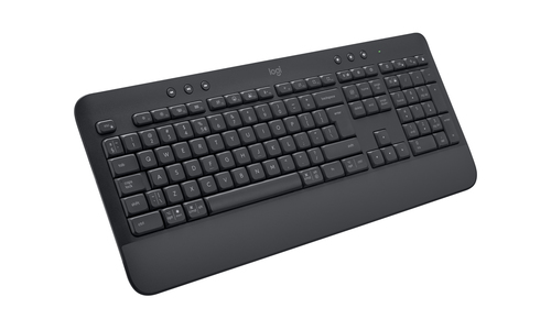 Logitech Signature K650 - Clavier - sans fil - Bluetooth 5.1 - QWERTY - International US - graphite