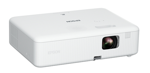 Epson CO-W01 - Projecteur 3LCD - portable - 3000 lumens (blanc) - 3000 lumens (couleur) - WXGA (1280 x 800) - 16:10 - blanc et noir