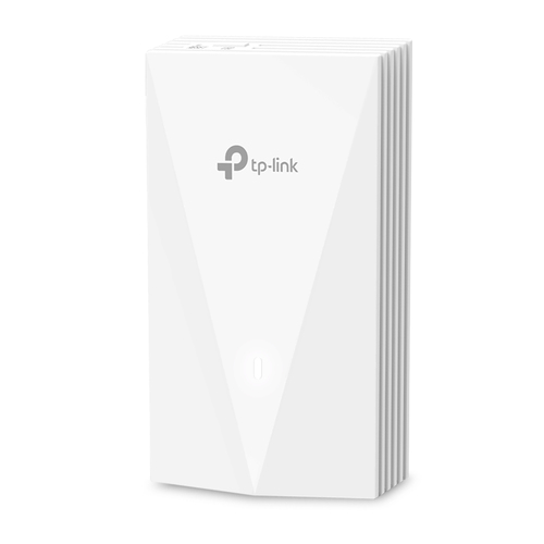 TP-Link Omada EAP655-Wall V1 - Borne d'accès sans fil - Wi-Fi 6 - 2.4 GHz, 5 GHz - géré par le Cloud - montage mural 