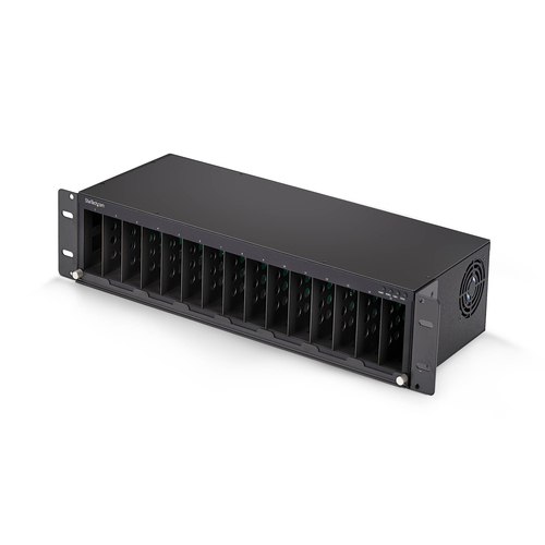 StarTech.com - Base d'extension modulaire - châssis de convertisseur multimédia - rack-montable - Conformité TAA 