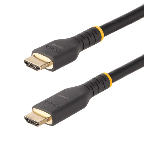 StarTech.com Câble HDMI Actif de 10m - HDMI 2.0 4K 60Hz UHD - Robuste - High speed - câble HDMI avec Ethernet - HDMI mâle pour HDMI mâle - 10 m - noir 