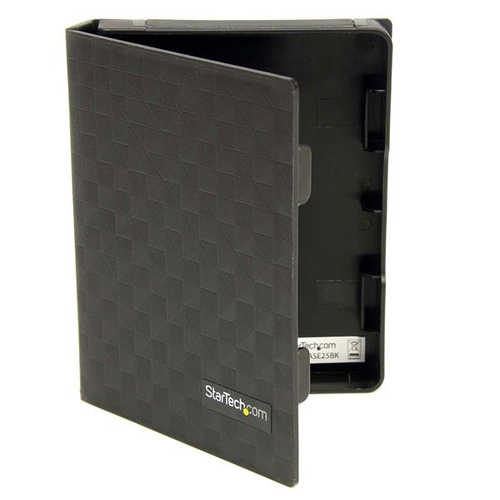 StarTech.com Boîte de protection antistatique pour disque dur 2.5 pouces - Noir - 3 Pièces - 9.5mm et 12.5mm - Etui protecteur pour disque dur - noir (pack de 3) - pour P/N: SATERASER4, SDOCK1EU3P2, SDOCK2ERU33, SDOCK2U33V, SDOCK4U313, USB31C2SAT3 