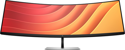 HP E45c G5 - E-Series - écran LED - incurvé - 44.5" - 5120 x 1440 Dual Quad HD @ 165 Hz - VA - 400 cd/m² - 3000:1 - 3 ms - HDMI, DisplayPort, USB-C - haut-parleurs - tête noire, noir et argent (support) 
