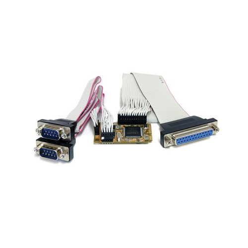StarTech.com Carte combo série/parallèle Mini PCI Express 2s1p pour systèmes intégrés - Adaptateur série/parallèle - Mini PCI Express - parallèle, série - 2 ports + 1 port parallèle 