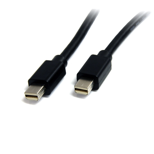 StarTech.com Câble Mini DisplayPort 1.2 de 1m - Cordon Mini DP vers Mini DP avec support HBR2 - M/M - Mini DisplayPort 4K - Câble DisplayPort - Mini DisplayPort (M) pour Mini DisplayPort (M) - 1 m - noir 