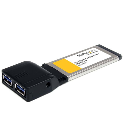 StarTech.com Carte Adaptateur ExpressCard vers 2 Ports USB 3.0 avec Support UASP - 1x Carte ExpressCard 34mm - 2x USB 3.0 A Femelle - Adaptateur USB - ExpressCard - USB 3.0 x 2 - pour P/N: HBS304A24A, S251BMU3FP, ST103008U2C, ST53004U1C, ST93007U2C, USB31 