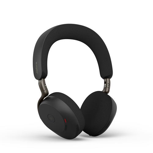 Jabra Evolve3 75 MS - Micro-casque - sur-oreille - Bluetooth - sans fil - Suppresseur de bruit actif - USB-A via adaptateur Bluetooth - noir - Certifié pour Microsoft Teams, certifié pour Microsoft Teams Open Office 