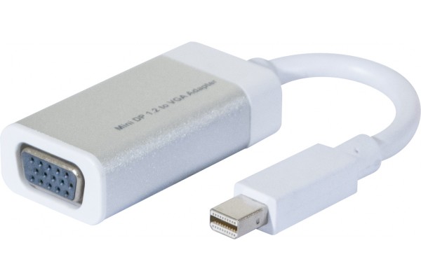 Convertisseur actif miniDisplayPort 1.2 - vga  boîtier métal 