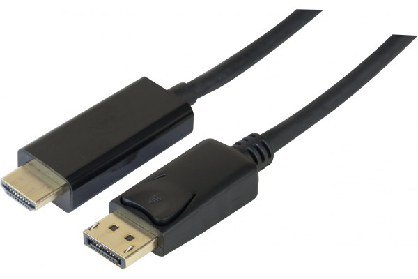 Cordon DisplayPort 1.2 vers HDMI® 1.4 noir - 3m 