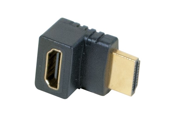 Adaptateur hdmi or m/f coude 90° - modele b 