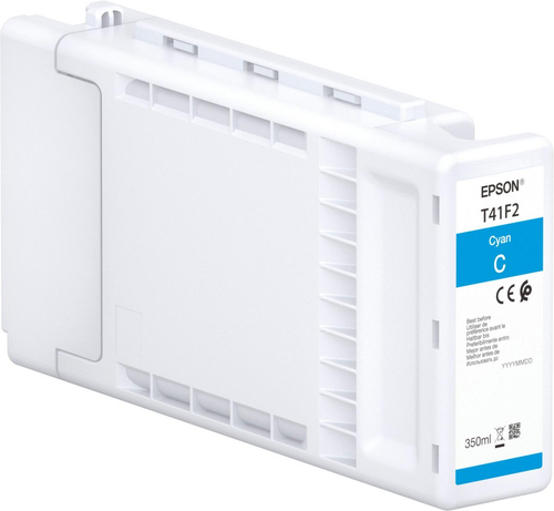 Epson T41F240 - 350 ml - cyan - original - cartouche d'encre - pour SureColor SC-T3400, SC-T3400N, SC-T3405, SC-T3405N, SC-T5400, SC-T5400M, SC-T5405 