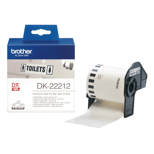Brother DK-22212 - ruban - Rouleau (6,2 cm x 15,2 m) 