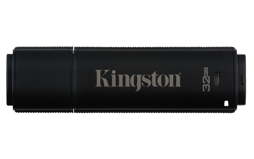 Kingston DataTraveler 4000 - Clé USB - chiffré - FIPS 140-2 Level 2 - 32 Go - USB 2.0 - Conformité TAA 
