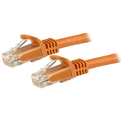 1m Orange Snagless UTP Cat6 Patch Cable 