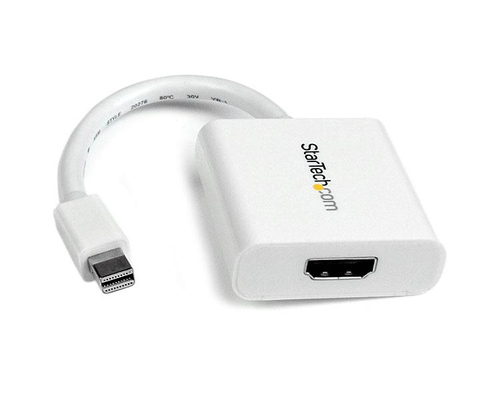 StarTech.com Adaptateur vidéo Mini DisplayPort vers HDMI - Convertisseur Mini DP vers HDMI - M/F - 1920x1200 - Blanc - Adaptateur vidéo - Mini DisplayPort mâle pour HDMI femelle - 17 cm - blanc - disponible 24 / 48h