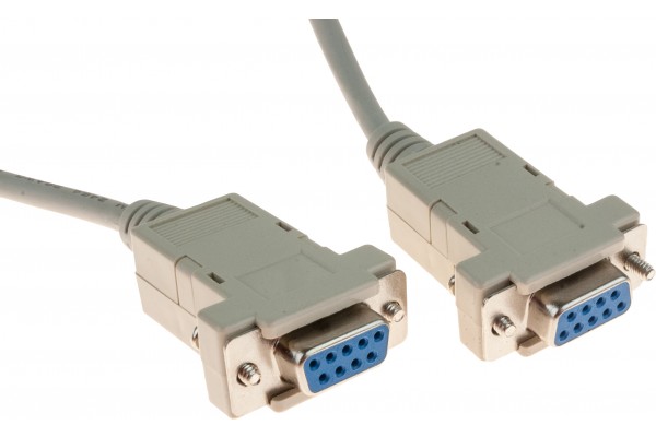 Cable null modem DB9F/F 5M 