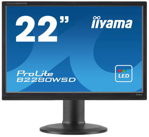 Iiyama ProLite B2280WSD1  écran LED  22"  DVID, VGA  noir 