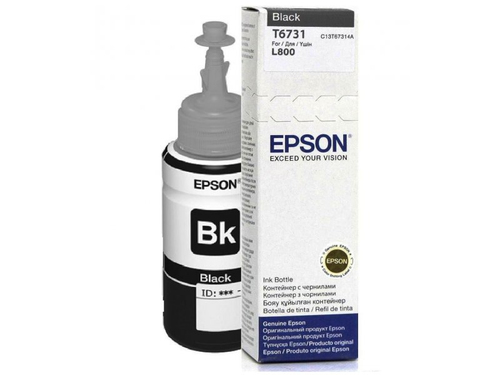 Epson T6731 - 70 ml - noir - original - recharge d'encre - pour Epson L1800, L800, L805, L810, L850, EcoTank L1800