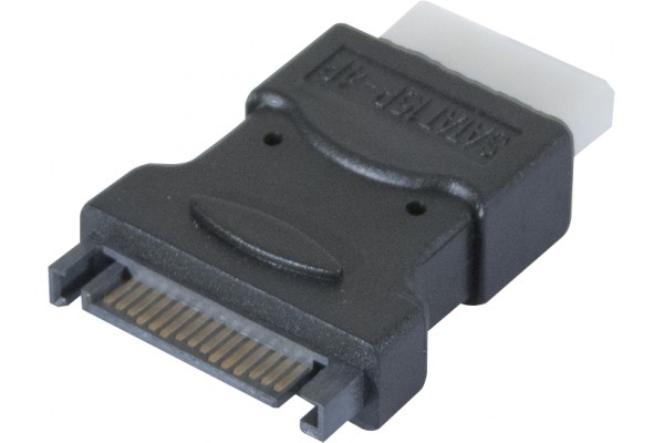 Adaptateur d alimentation SATA vers Molex - Monobloc 