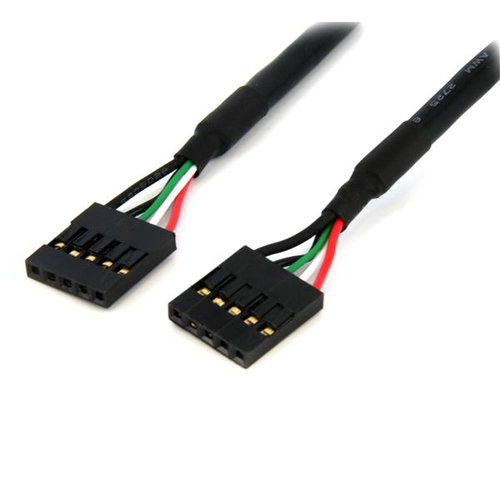 StarTech.com Cable adaptateur interne de carte mere 60 cm 5 broches USB IDC F/F - Câble USB - IDC 5 broches (F) pour IDC 5 broches (F) - USB 2.0 - 60.7 cm - noir 