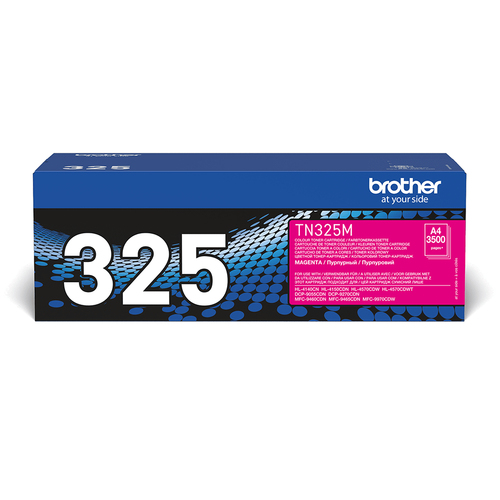 Brother TN325m - Magenta - original - cartouche de toner - pour Brother DCP-9055CDN, DCP-9270CDN, HL-4140CN, MFC-9465CDN 