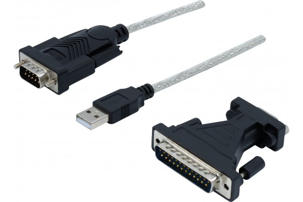 DACOMEX ADAPTATEUR USB 2.0 A SERIE DB9/DB25 