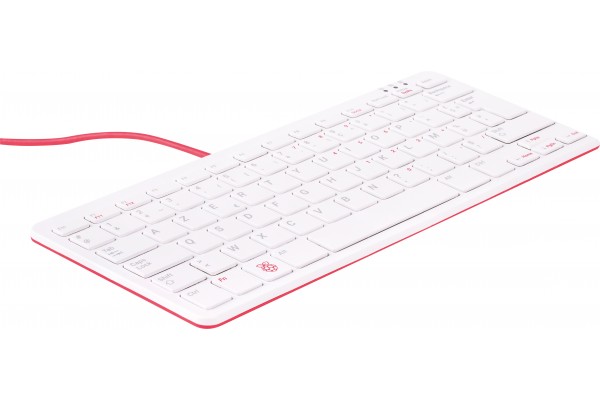 CLAVIER BLANC ROUGE OFFICIEL Azerty POUR RASPBERRY PI 