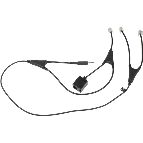 Jabra Alcatel-Lucent EHS Adapter - Prise de casque micro - pour Jabra GN 9120, GN9120, GN9330e, GN9350, GN9350e, GO 6430, 6470 