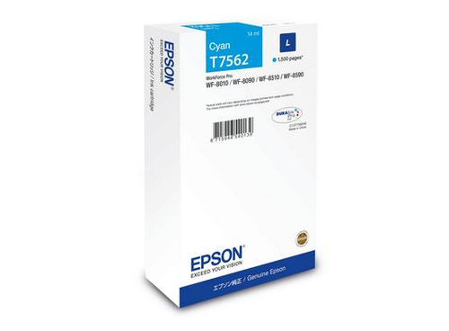 Epson T7562 - 14 ml - taille L - cyan - original - cartouche d'encre 