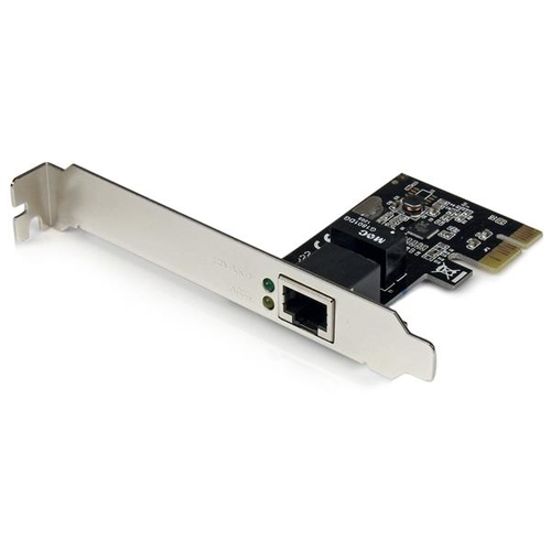 Startech Carte réseau PCIe à 1 port Gigabit Ethernet - Adaptateur PCI Express vers RJ45 - 10/100/1000 Mbps - Adaptateur réseau - PCI Express x1 profil bas - Gigabit Ethernet - pour P/N: ET91000SM10, ET91000SM20 