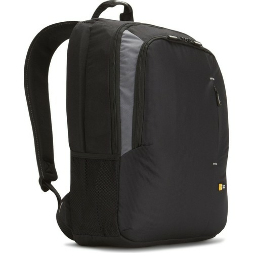 Case/Nylon 17" Value Backpack Black/Grey 