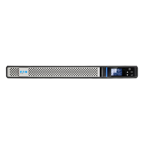 Eaton 5P 1550iR - Gen 2 - onduleur (rack-montable) - CA 200/208/220/230/240 V - 1350 Watt - 1550 VA - monophasé - 9 Ah - RS-232, USB - connecteurs de sortie : 6 - 1U - 19" - noir / argent - avec Network Card-MS 