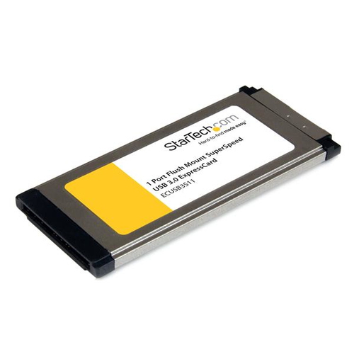 StarTech.com Carte Adaptateur ExpressCard vers 1 Port USB 3.0 avec Support UASP - 1x Carte ExpressCard 34mm - 1x USB 3.0 A Femelle - Adaptateur USB - ExpressCard - USB 3.0 - pour P/N: ST3300G3UA, ST3300GU3B, ST4300U3C1, ST4300U3C1B, ST7300U3M, ST7300USB3B 