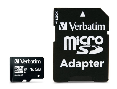 Verbatim - carte mémoire flash - 16 Go - micro SDHC