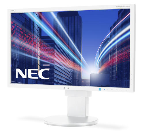 NEC MultiSync EA234WMi - Écran LED - 23" - 1920 x 1080 Full HD (1080p) @ 60 Hz - IPS - 250 cd/m² - 1000:1 - 6 ms - HDMI, DVI-D, VGA, DisplayPort - haut-parleurs - blanc 