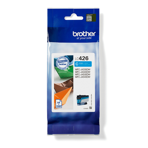 Brother LC426C - À rendement élevé - cyan - original - cartouche d'encre - pour Brother MFC-J4335, MFC-J4340, MFC-J4540 