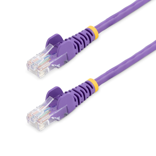 10m Purple Snagless Cat5e Patch Cable 