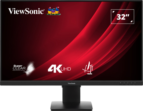 ViewSonic VG3208-4K - Écran LED - 32" (31.5" visualisable) - 3840 x 2160 4K @ 60 Hz - VA - 300 cd/m² - 3000:1 - HDR10 - 4 ms - 2xHDMI, DisplayPort