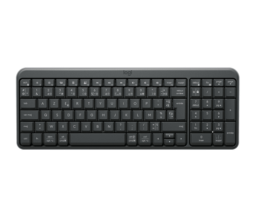 Logitech K250 - Clavier - sans fil - Bluetooth LE - AZERTY - Français - graphite 