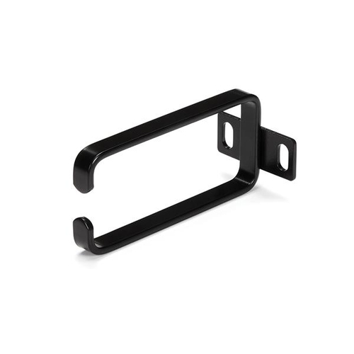 StarTech.com Anneau Métallique Gestion de Câbles Vertical pour Racks de Serveur 1U - Anneau en D Passe Câbles 4,5 cm x 10 cm - Anneau pour passage de câbles - noir - 1U - pour P/N: RACK-18U-20-WALL-OA, RACK-21U-20-WALL-OA, RACK-24U-20-WALL-OA, RK3236BKF, 