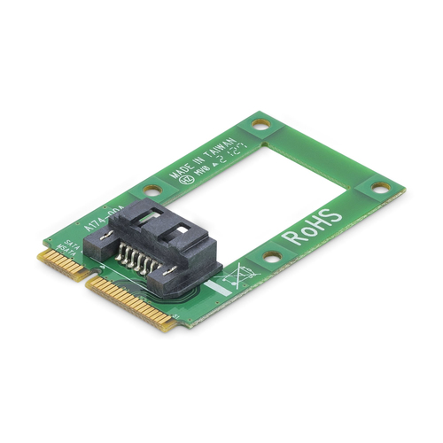 StarTech.com Adaptateur mSATA vers DD / SSD SATA 2,5" ou 3,5" - Carte Convertisseur Mini SATA à SATA pour DD / SSD - Contrôleur de stockage - 1 Canal - mSATA - SATA 6Gb/s