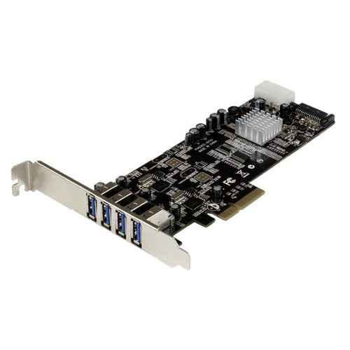Startech Carte contrôleur PCIe à 4 ports USB 3.0 avec 2 voies dédiées - Adaptateur USB - PCIe x4 - USB 3.0 x 4 - pour P/N: BNDTB10GI, BNDTB210GSFP, BNDTB310GNDP, BNDTB410GSFP, BNDTB4M2E1, BNDTBUSB3142 